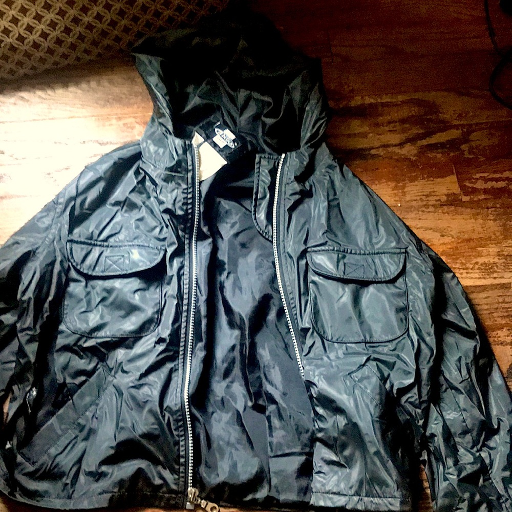 Jacket. Black. Heavy. Kids.